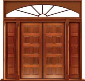 10 panel: door in frame