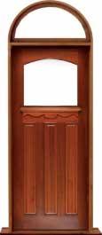 federation archtop: single door + sidelight on left