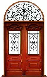 chateau iron: double door