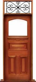 edwardian: single door +  two sidelights