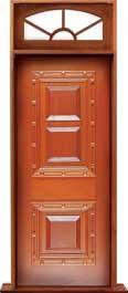 mediterranean: single door + sidelight on right