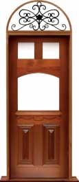 queen anne: single door + sidelight on right