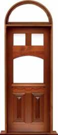 queen anne: single door + sidelight on right
