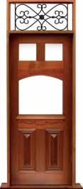 queen anne: single door + sidelight on right