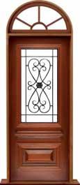 sovereign iron: single door + sidelight on left