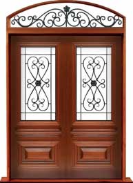 sovereign iron: single door + sidelight on left